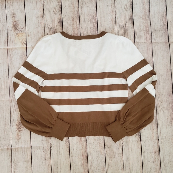 Michael Kors Button Up Sweater Blouse - Picture 2 of 6